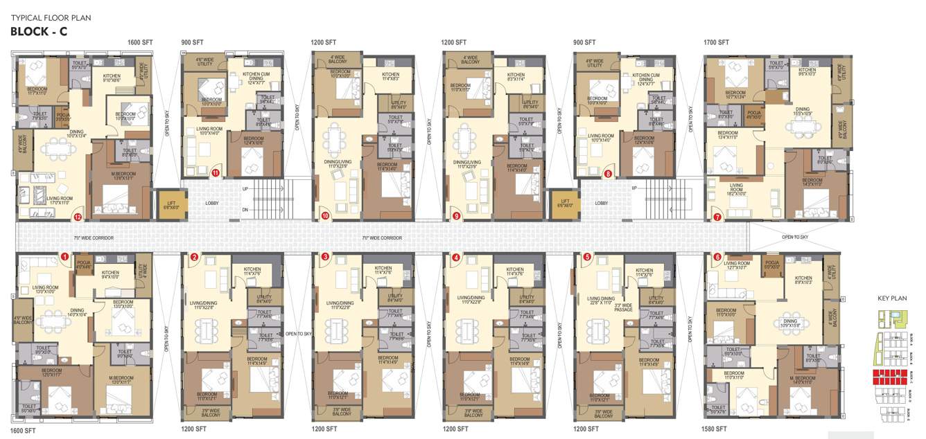  noveo homes Images for Cluster Plan of Rochishmati Noveo Homes