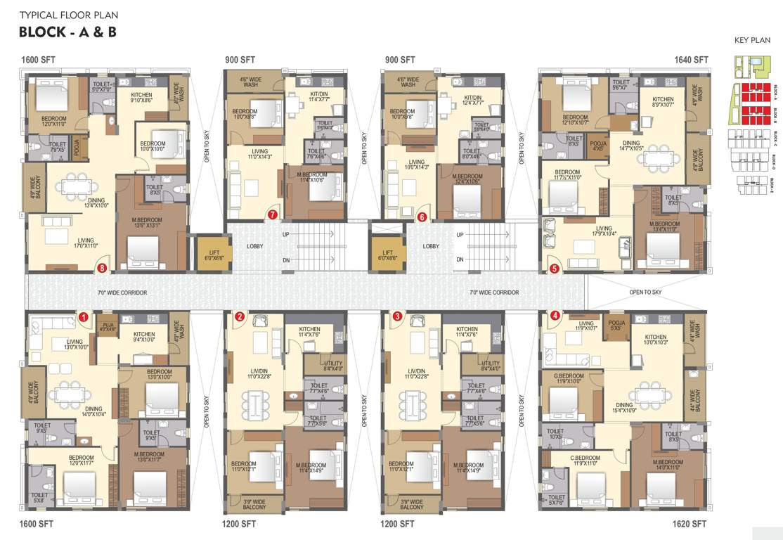  noveo homes Images for Cluster Plan of Rochishmati Noveo Homes