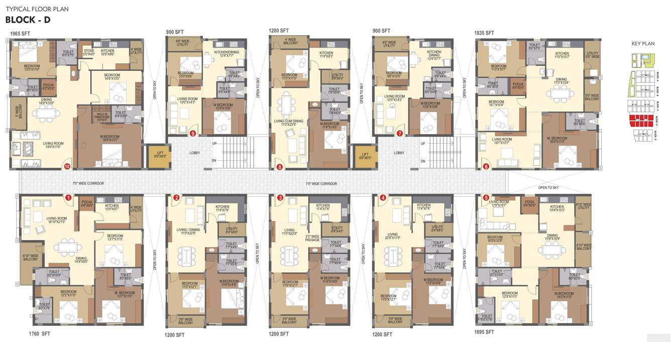 noveo homes Images for Cluster Plan of Rochishmati Noveo Homes