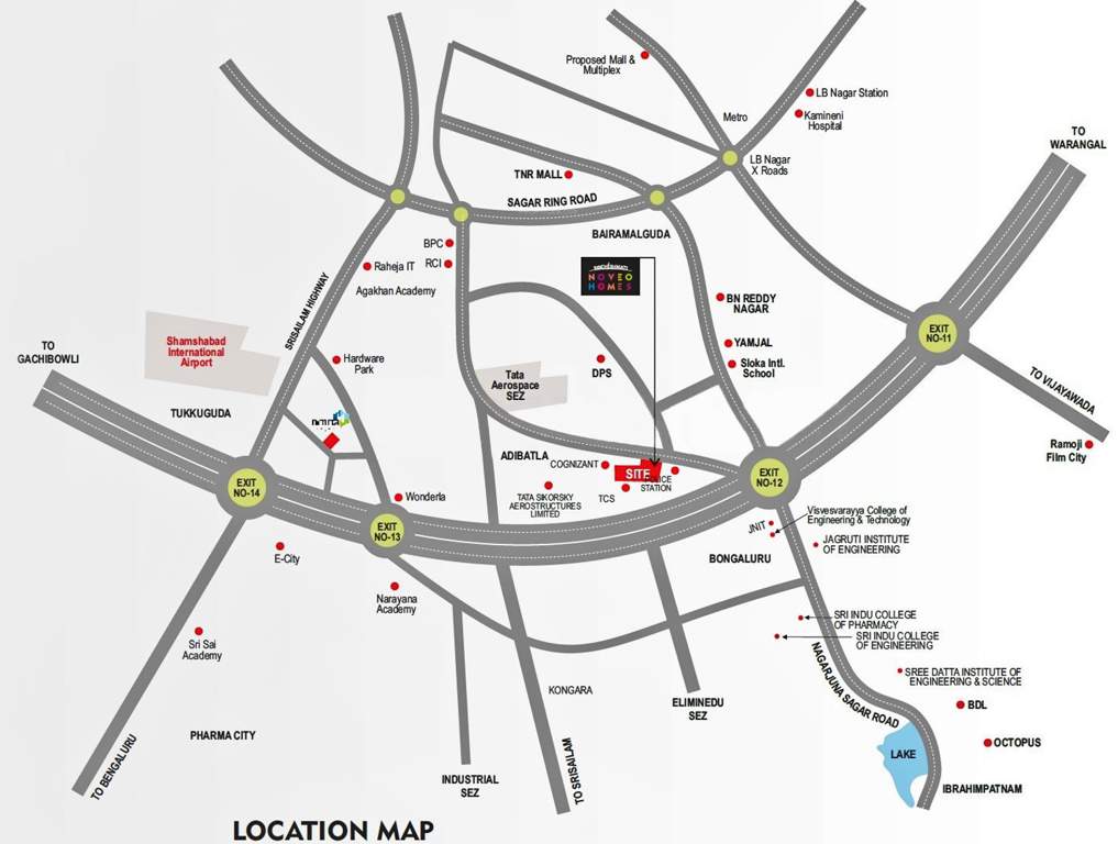  noveo homes Images for Location Plan of Rochishmati Noveo Homes