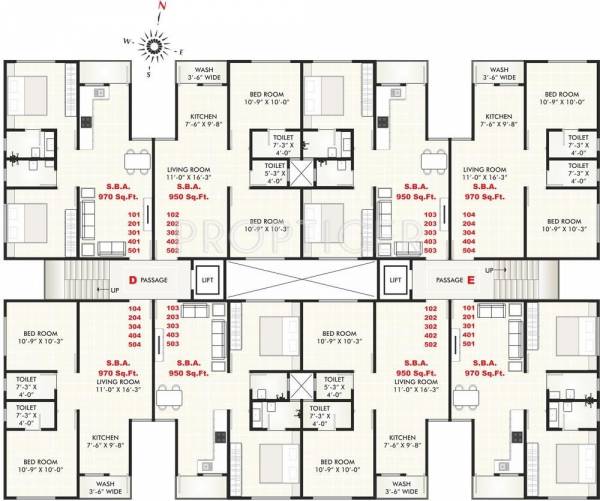 Images for Cluster Plan of Akshar Enclave