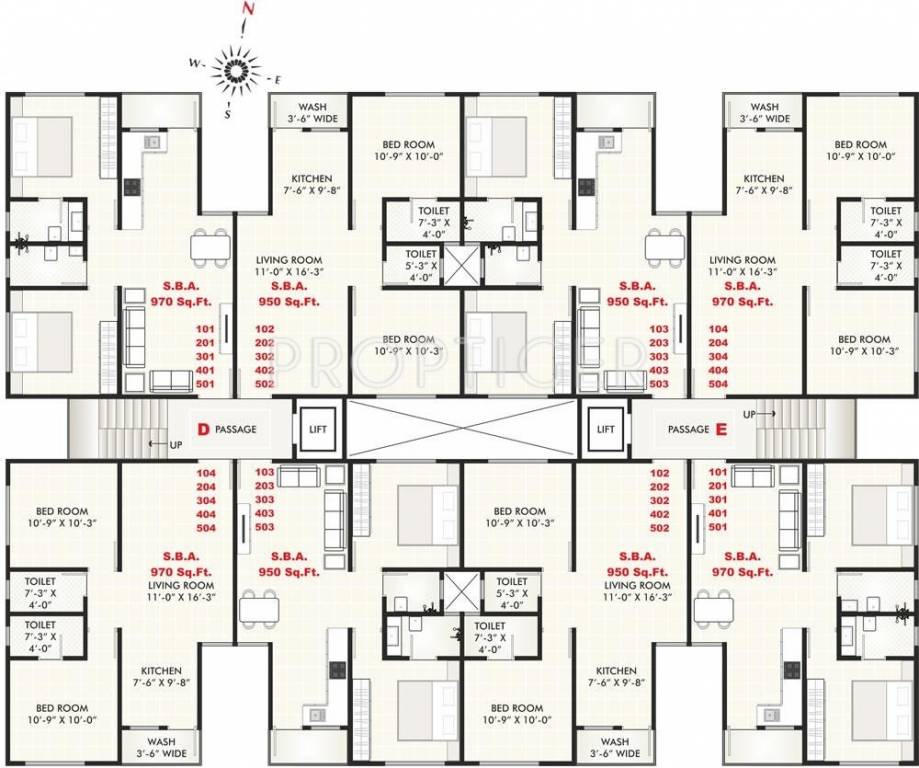 Images for Cluster Plan of Akshar Enclave