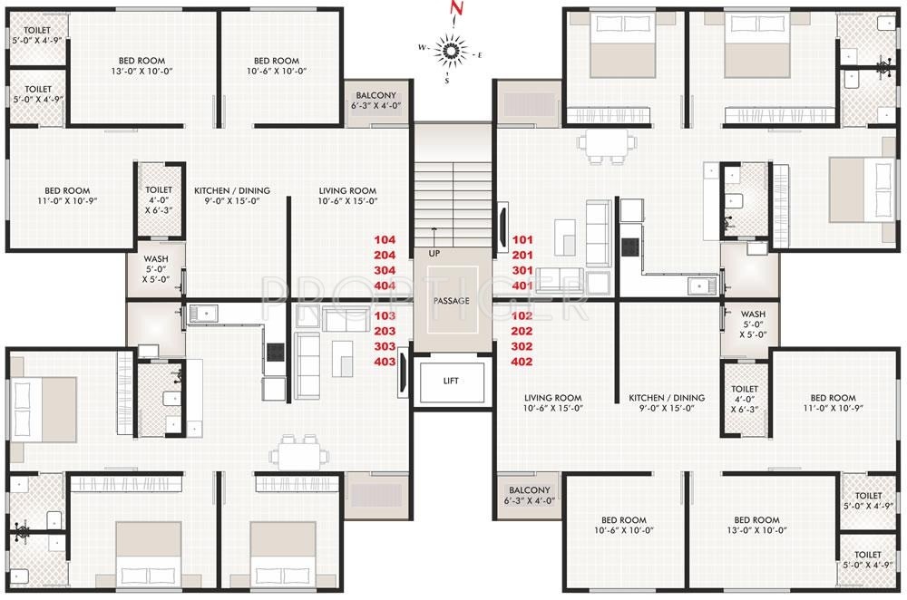 Images for Cluster Plan of Akshar Upvan