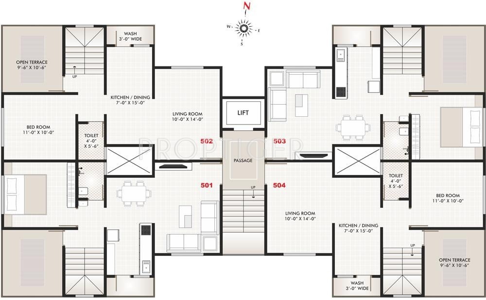 Images for Cluster Plan of Akshar Upvan