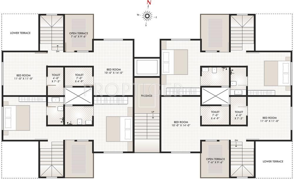 Images for Cluster Plan of Akshar Upvan