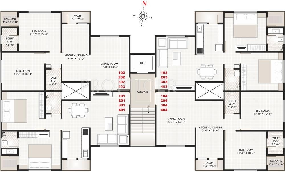 Images for Cluster Plan of Akshar Upvan