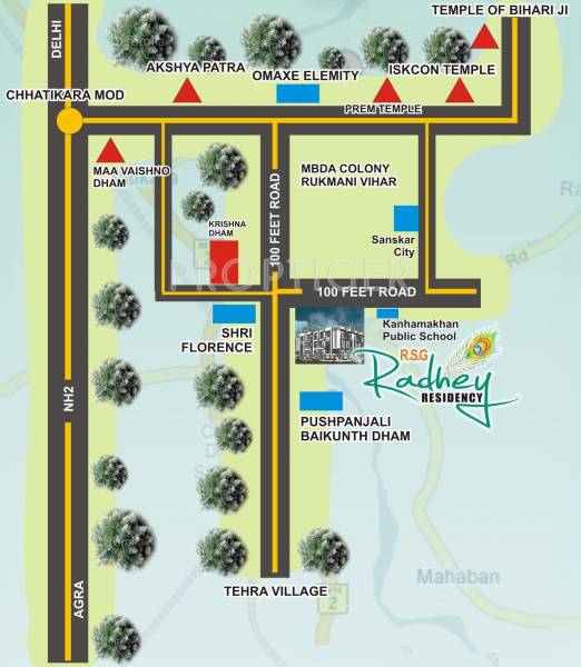 Images for Location Plan of RSG Radhey Residency Images for Location Plan of RSG Radhey Residency
