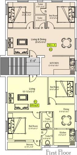 Images for Cluster Plan of Sekaran Studio 6 Apartment