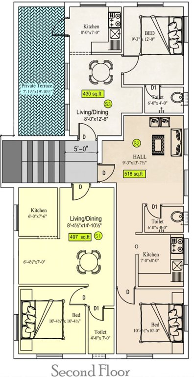 Images for Cluster Plan of Sekaran Studio 6 Apartment