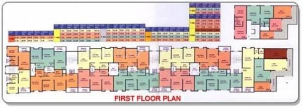 Kapil Constructions Capital First  Floor Cluster Plan