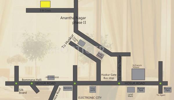 Images for Location Plan of SNB Sai Anjani Residency