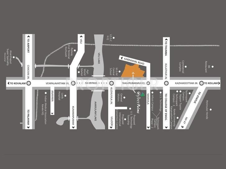 SFS Homes Cyber Palms Silver Location Plan