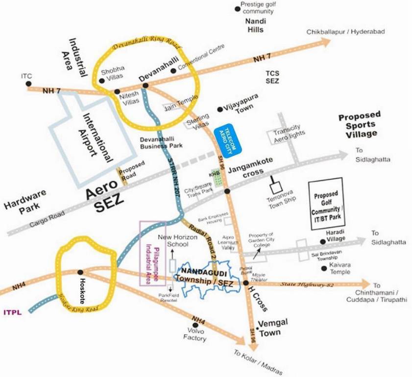 Images for Location Plan of Telecom Aero City