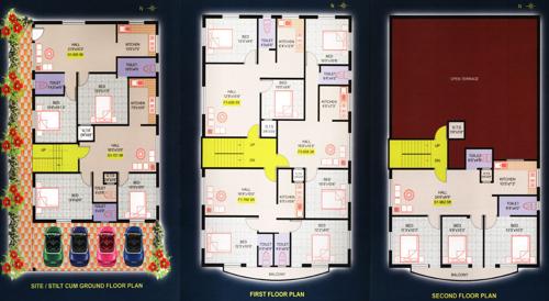 Images for Cluster Plan of  Sri Lax Apartments