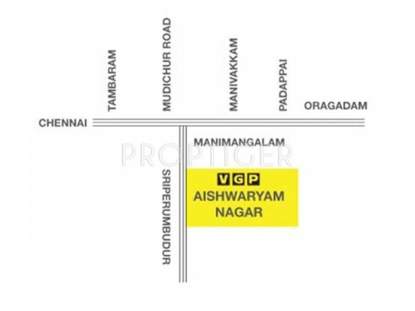 Images for Location Plan of VGP Aishwaryam Nagar