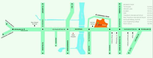 SFS Homes Cyber Palms Ivory Location Plan