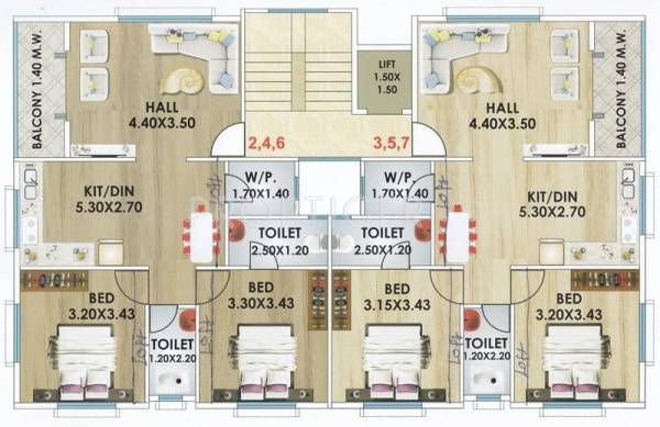 Images for Cluster Plan of Trimurti Saptashrungi Lila
