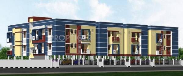 Elevation Sumangali Homes Navaneetham Apartment Elevation