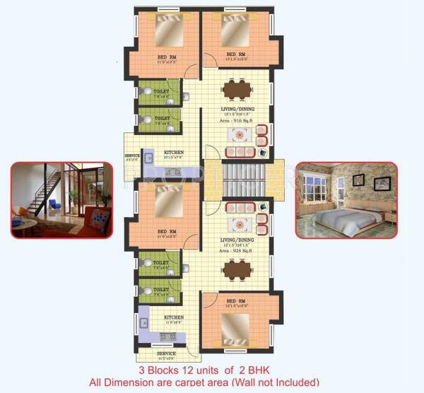 Images for Cluster Plan of Vijay Raja 3 Cubes