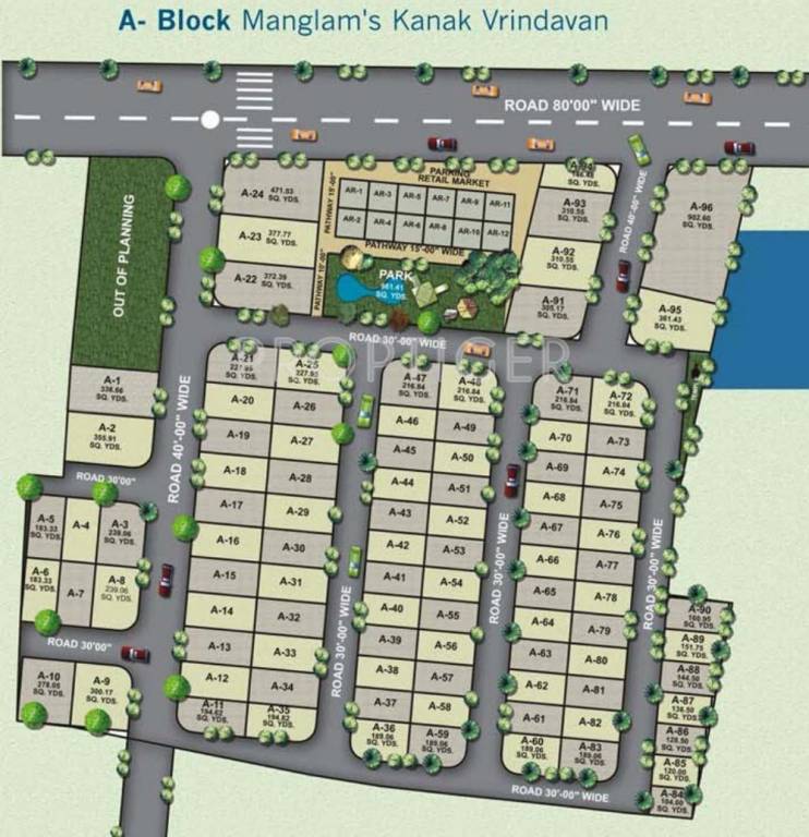 Images for Layout Plan of Manglam Kanak Vrindavan