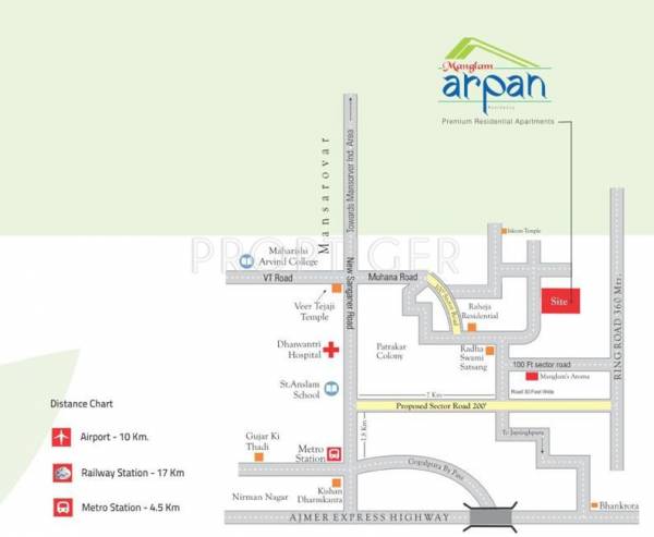 Images for Location Plan of Manglam Arpan Residency