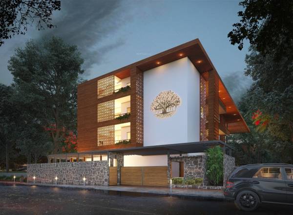 Images for Elevation of White Lotus Kalpavriksha