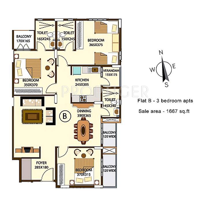 Precious Homes Chakolas Puthanpura Cluster Plan 1st floor