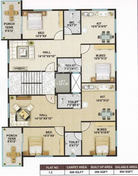 Images for Cluster Plan of Trimurti Saptashrungi Vandan