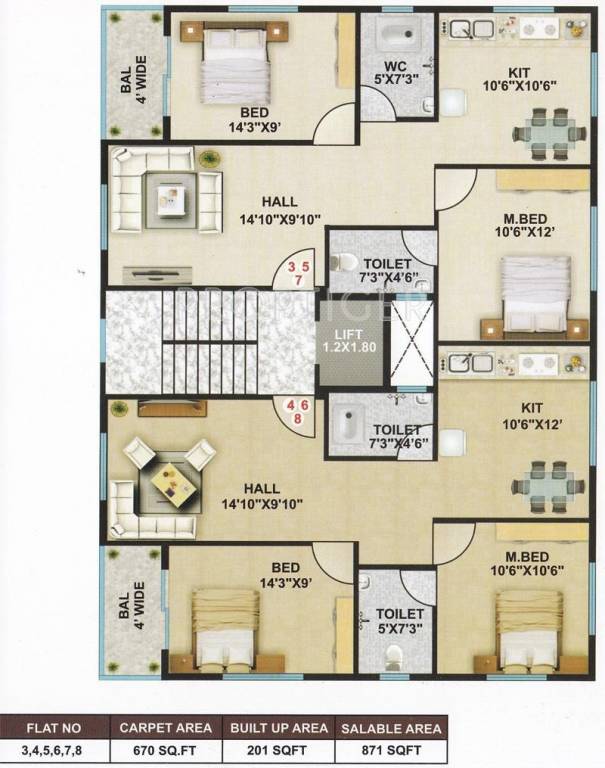 Images for Cluster Plan of Trimurti Saptashrungi Vandan