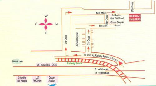  shelters Images for Location Plan of Deccan Shelters