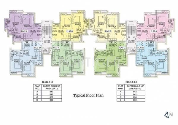  new-shrachi-garden Block A2 Cluster Plan