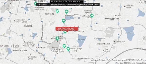 Images for Location Plan of Sri Balaji Builders Homes