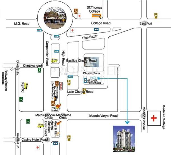 Location Plan Precious Homes Holy Heights Location Plan