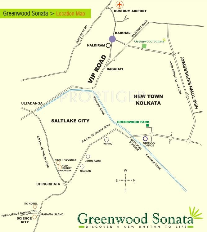Images for Location Plan of Shrachi Greenwood Sonata