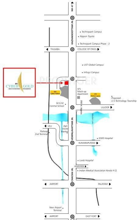 SFS Homes Cyber Gold Location Plan