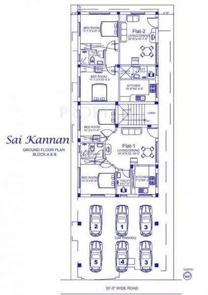 Palace Homes Sai Kannan View Cluster Plan