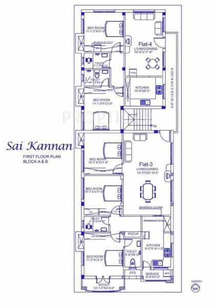 Palace Homes Sai Kannan View Cluster Plan