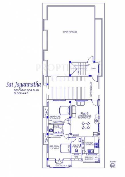 Palace Homes Sai Jagannatha View Cluster Plan