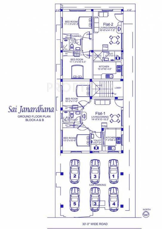 Palace Homes Sai Janardhana View Ground  Cluster Plan
