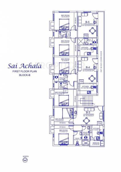 Palace Homes Sai Achala Block B First Cluster Plan