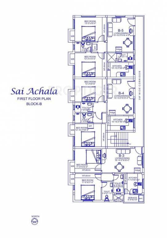 Palace Homes Sai Achala Block B First Cluster Plan