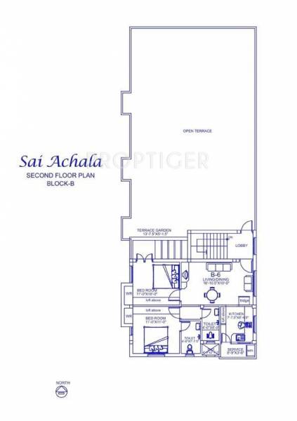 Palace Homes Sai Achala Block B second Cluster Plan