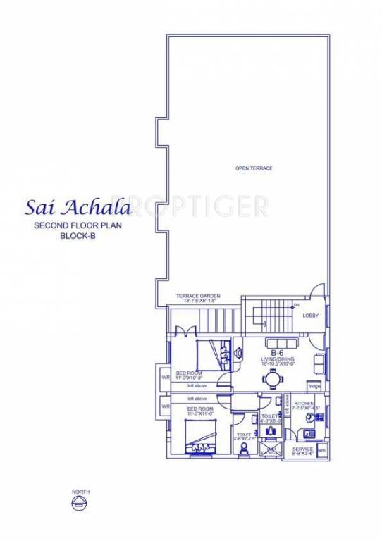 Palace Homes Sai Achala Block B second Cluster Plan