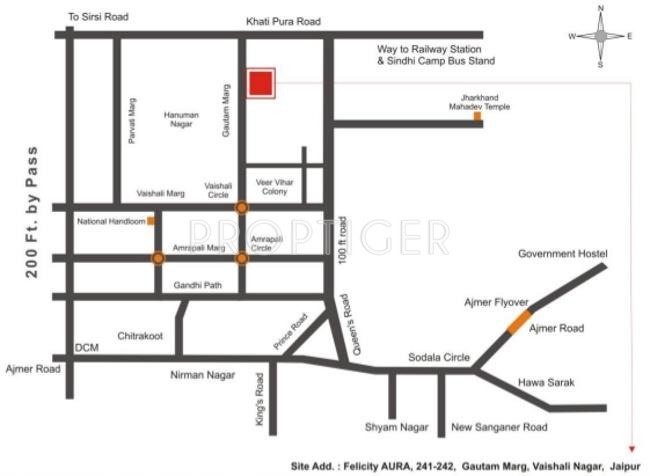 Images for Location Plan of Felicity Estates Pvt Ltd Aura
