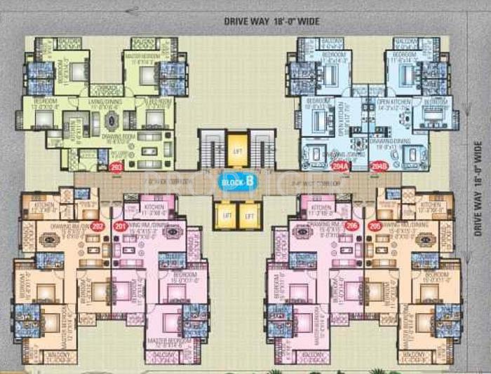  aroma Block A Cluster Plan