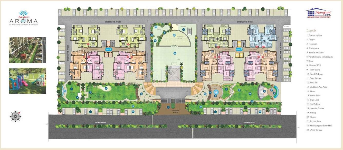  aroma Images for Layout Plan of Manglam Aroma