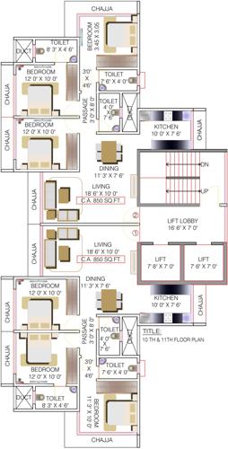  gokul-satya Images for Cluster Plan of Heena Gokul Satya