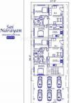 Palace Homes Sai Narayan Block B,Ground Floor Cluster Plan