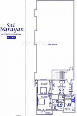 Palace Homes Sai Narayan Block B,Second Floor Cluster Plan