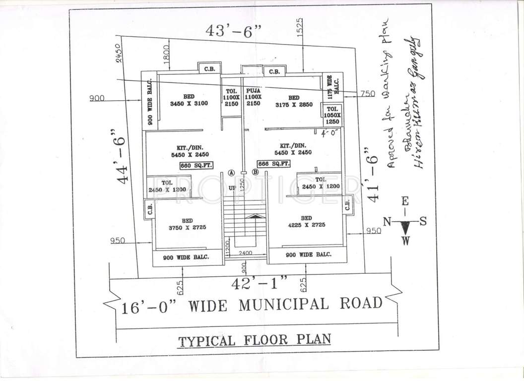  anwesha Images for Cluster Plan of BK Enterprises Anwesha